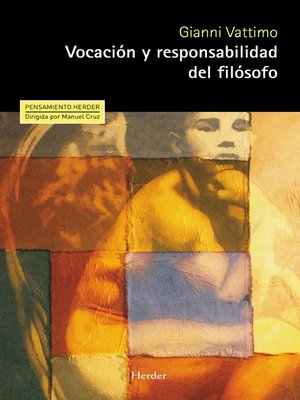 cover image of Vocación y responsabilidad del filósofo